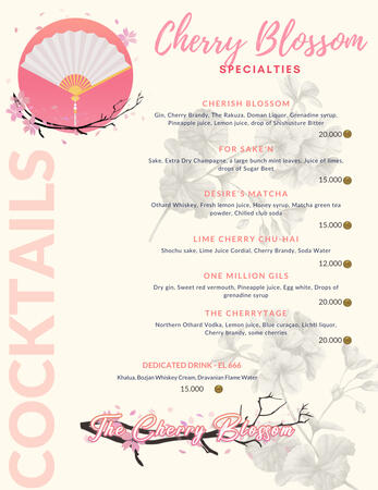 Cherry Blossom Specialties